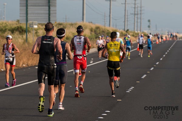 Athletes compete at the 2015 Ironman World Championship. Photo: Paul Phillips/Competitive Image