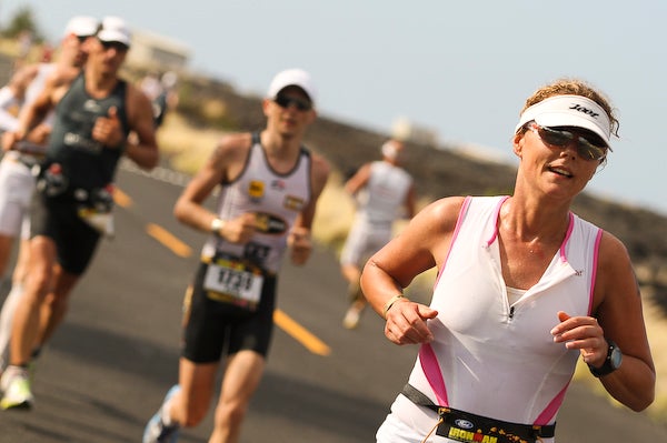 Putting in a successful 26.2-mile run means paying close attention to details during the swim, bike and transitions. Photo: Kurt Hoy