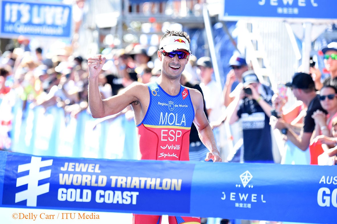 Mario Mola is 2-for-2 in WTS races in 2016. Photo: Delly Carr/Triathlon.org