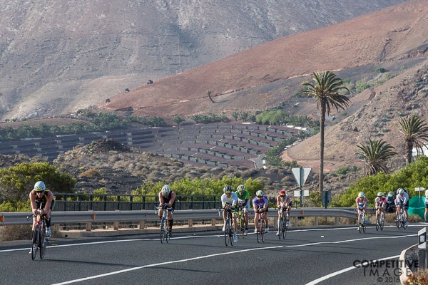 Just one of many intense and dramatic climbs on the Lanzarote course.