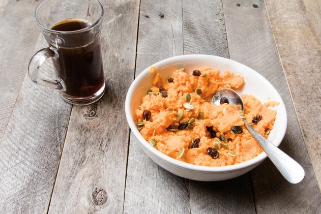 Apple Sweet Potato Mash from the book ROCKET FUEL: Power-Packed Food for Sports and Adventure by Matt Kadey, RD. Photo: Aaron Colussi