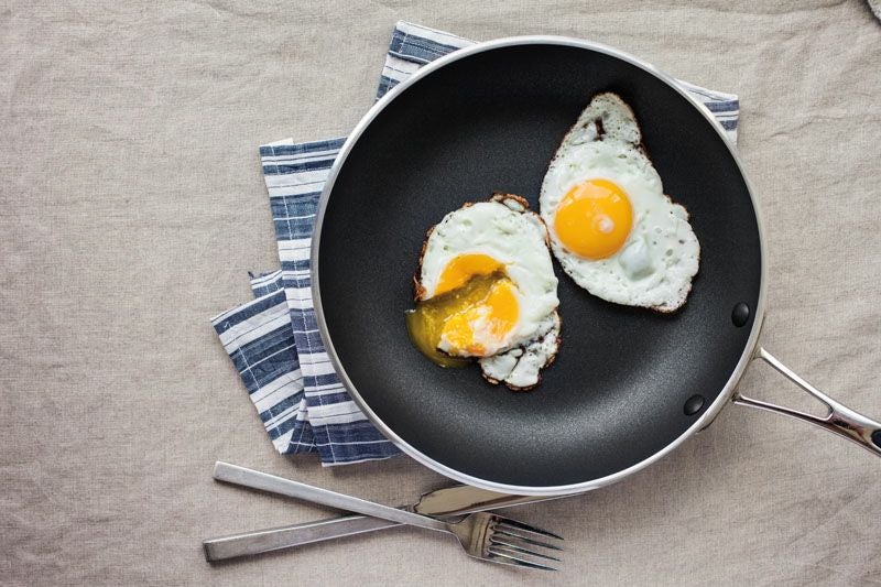 Fried eggs. Photo: Peter Bagi, courtesy VeloPress