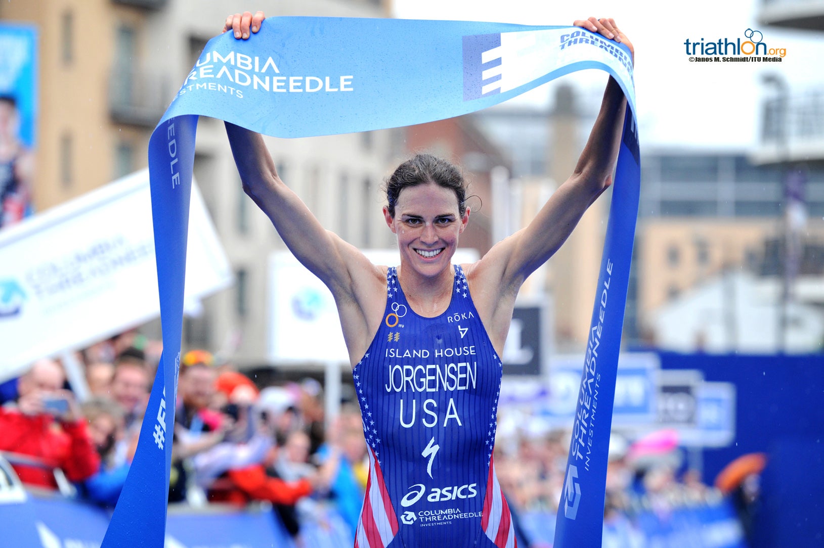 Jorgensen adds another WTS title to her resume. Photo: Janos Schmidt/Triathlon.org