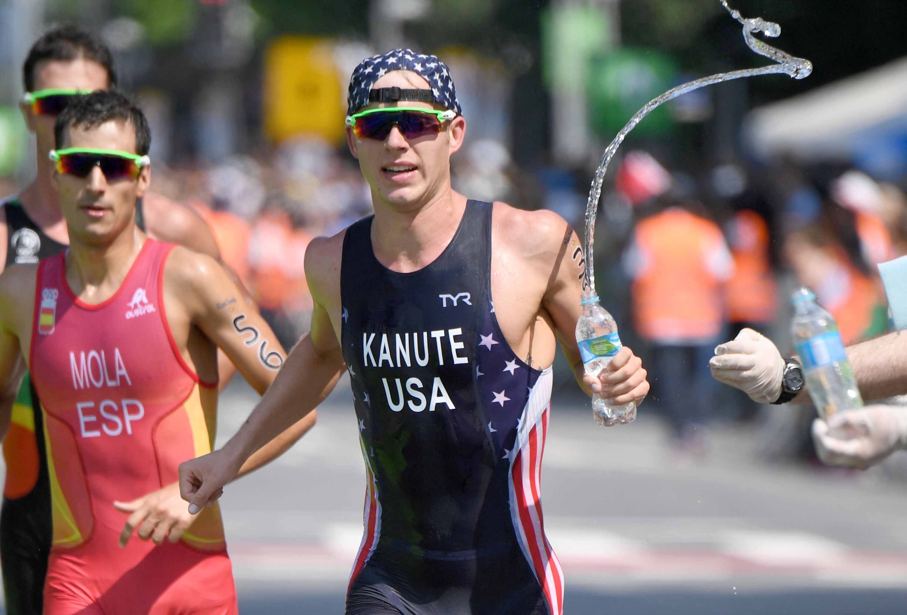 Ben Kanute was in the mix for most of the day. Photo: Delly Carr/Triathlon.org
