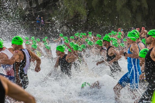 The swim, bike and run all threw some tough conditions at the athletes. Photo: XTERRA