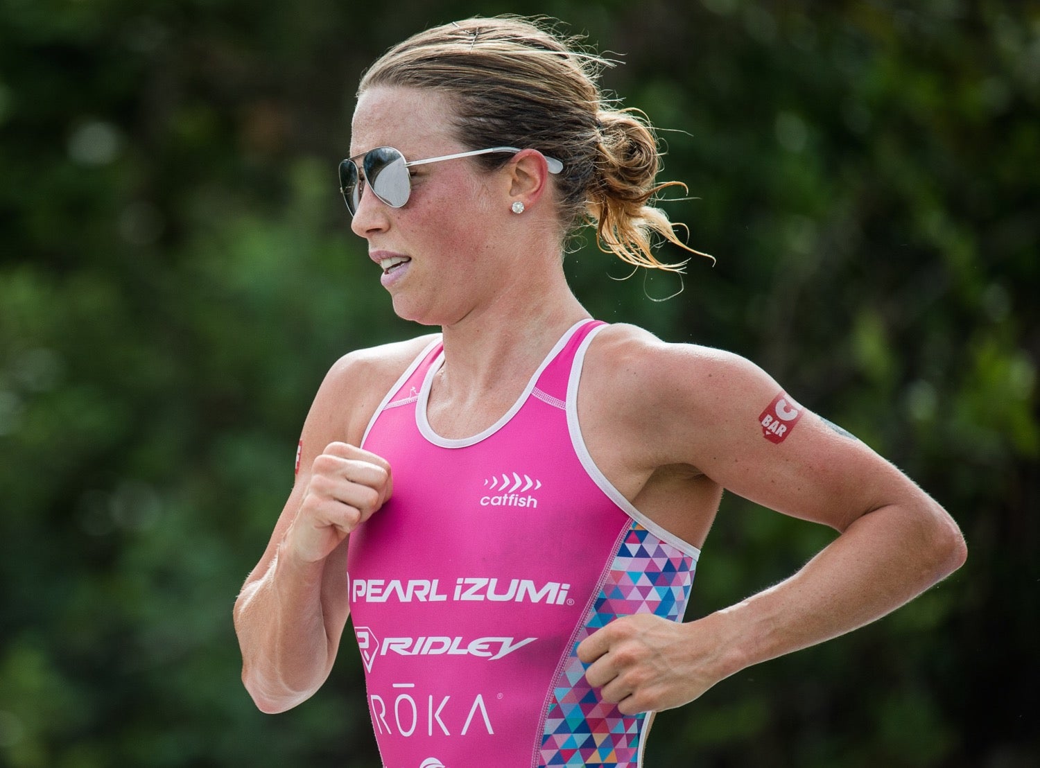 Ironman 70.3 world champion Holly Lawrence. Photo: Island House Invitational Triathlon