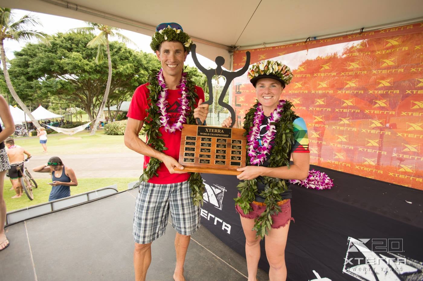 The two defending champions. Photo: XTERRA