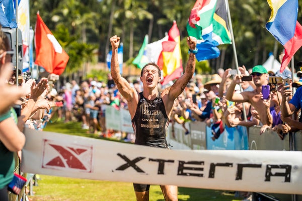 Mendez gets his first world title at the age of 21. Photo: XTERRA