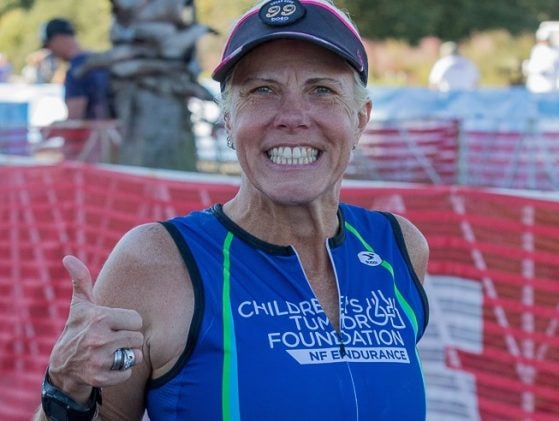 Haag starts the marathon of Ironman Florida. Photo: Nick Morales