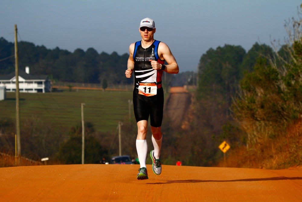 David Hainish during the 2017 Ultraman Florida Triathlon. Photo provided by Hainish. 