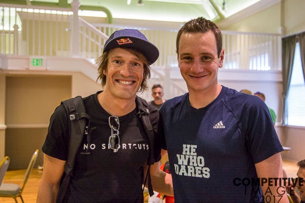 Sebastian Kienle, a two-time 70.3 world champion, and Alistair Brownlee, a two-time Olympic gold medalist, will be going head to head in St. George. Kienle was one of the first ones to notice Brownlee on the start list and <a href=https://twitter.com/SebastianKienle/status/849927709014855680>Tweeted</a> his excitement. 