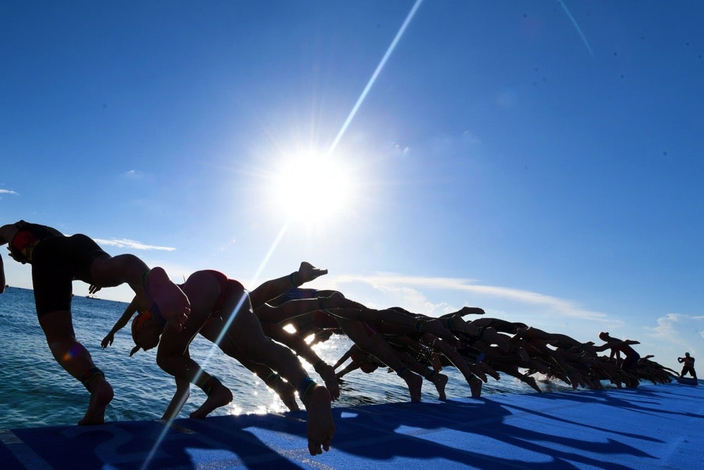 Junior athletes compete at the 2016 ITU Grand Final. Photo: Delly Carr/Triathlon.org