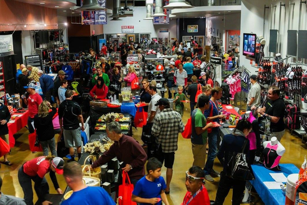 A Trisports.com customer appreciation night held in 2015. Photo: Trisports.com