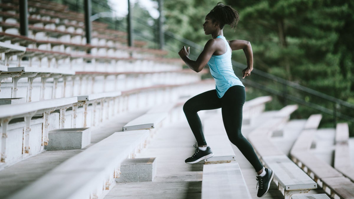 One-Hour Workout: Track + Stairs Run Strength Builder