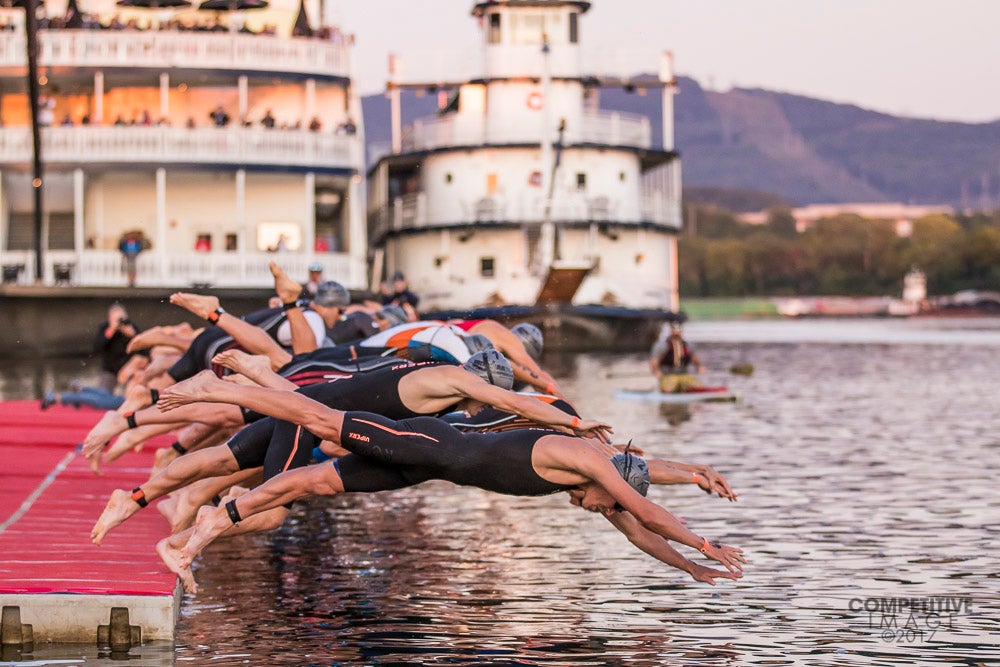 After a successful two-day event, Ironman employees and several athletes will turn their attention to potential devastation at home. Photo: Paul Phillips/Competitive Image