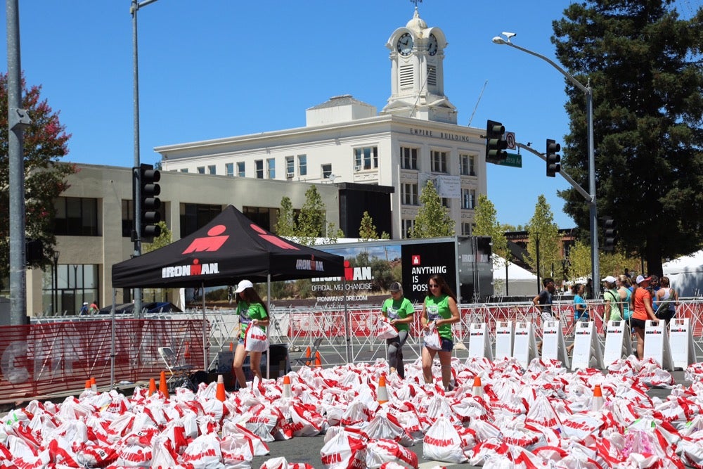 Volunteers at Ironman Santa Rosa. Photo: Steve Godwin