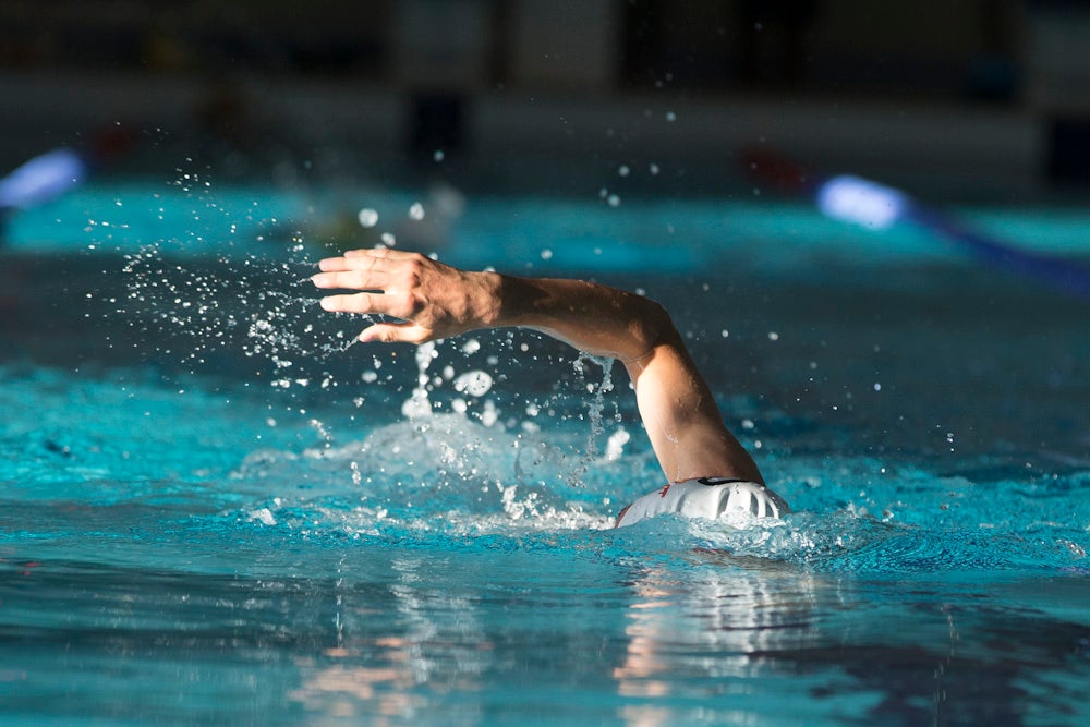 Matt Chrabot swims. Photo: Paul Phillips/Competitive Image/<a href=http://twitter.com/compimagephoto>@Compimagephoto</a>