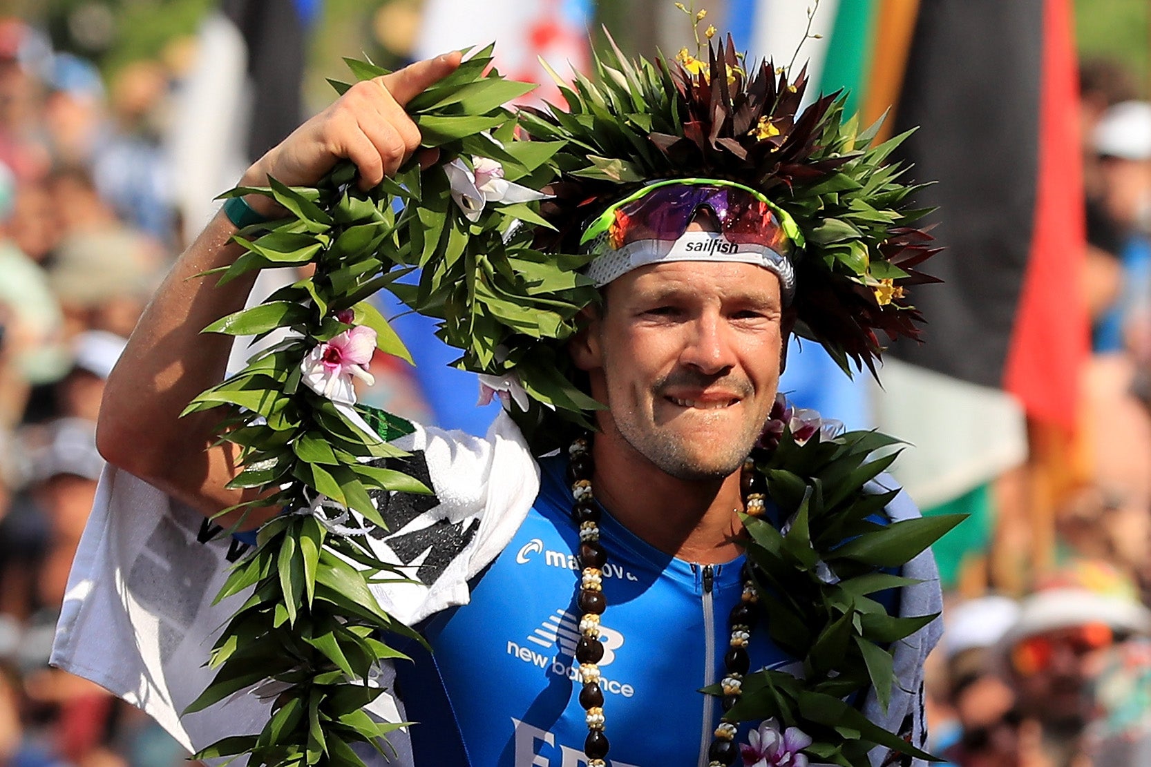 Patrick Lange broke the course record in 2017. Photo: Sean M. Haffey/Getty Images for Ironman