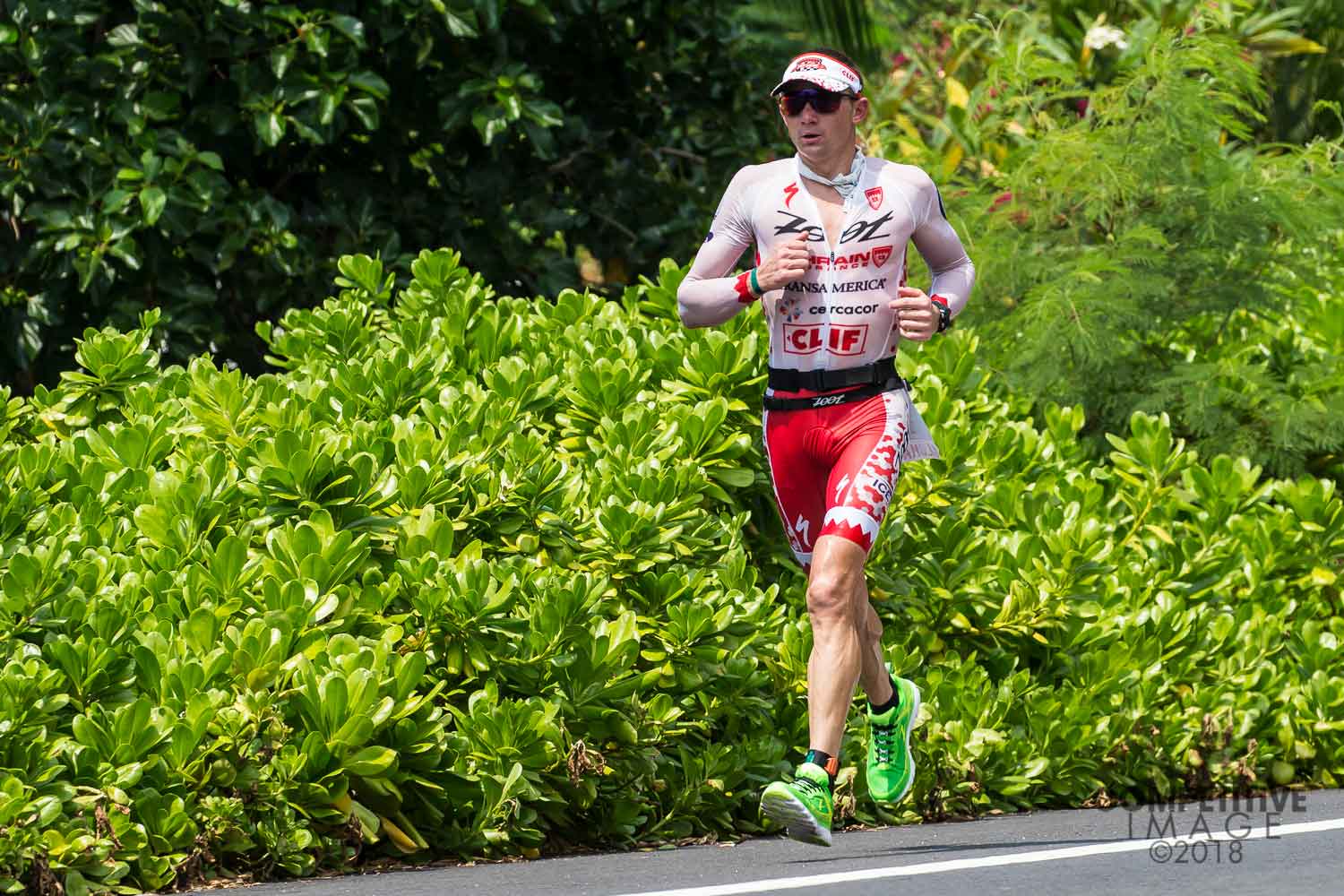 Hoffman at the 2017 Ironman World Championship, where he finished ninth. Photo: Paul Phillips/Competitive Image