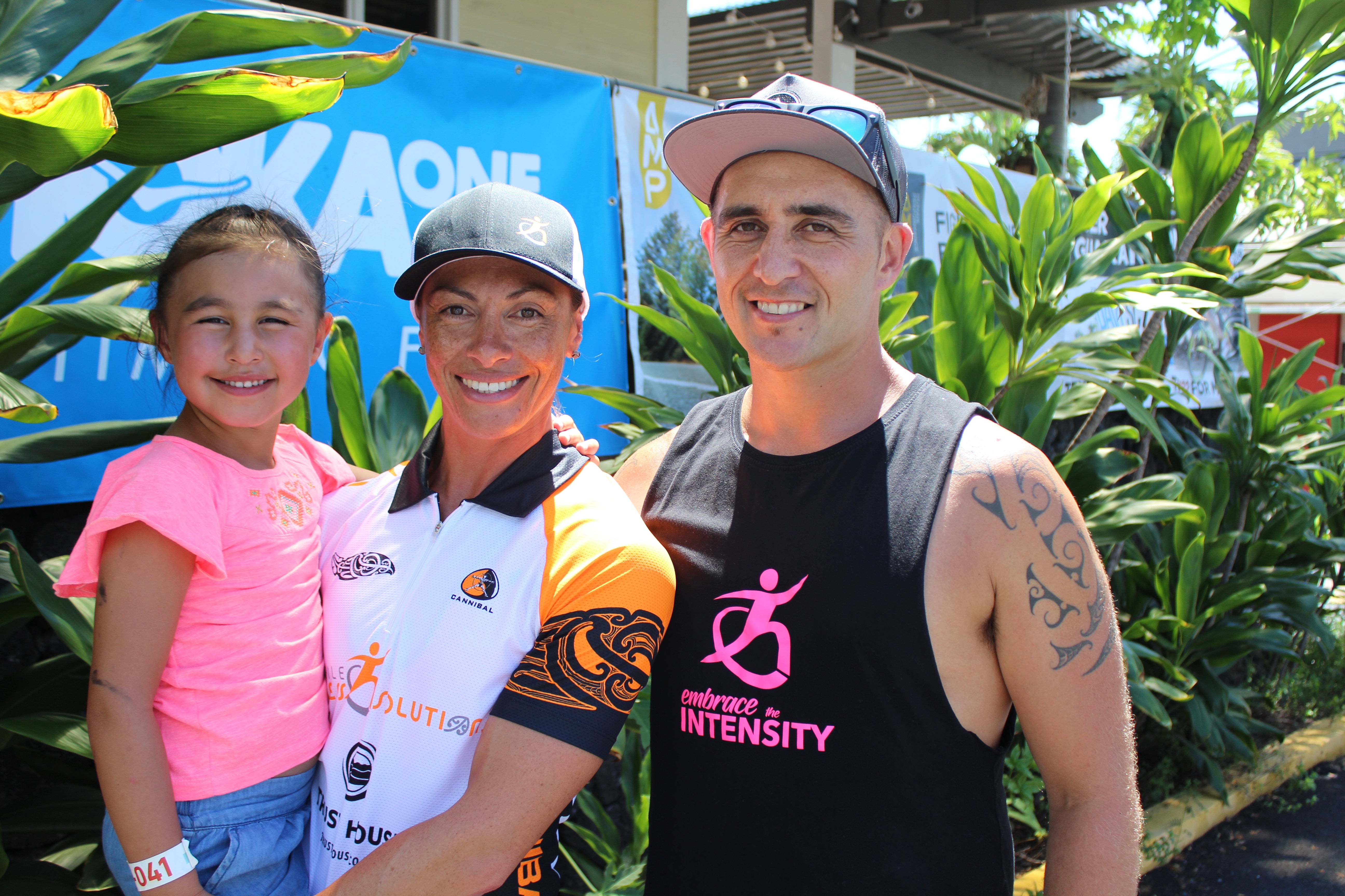 Ngarama Milner-Olsen with her family in Kona. Photo: Toni McAllister