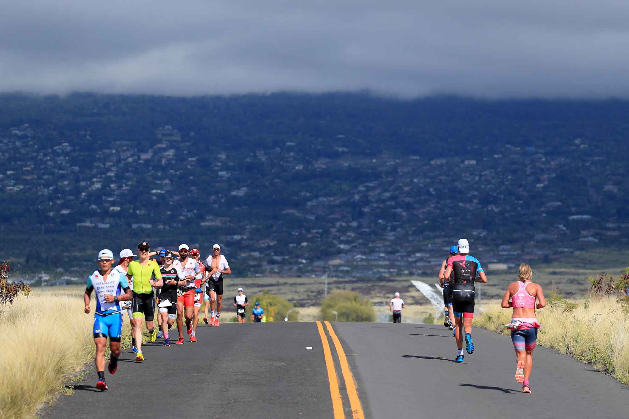 Runners on the Ironman World Championship course. Photo: Tom Pennington/Getty Images for Ironman