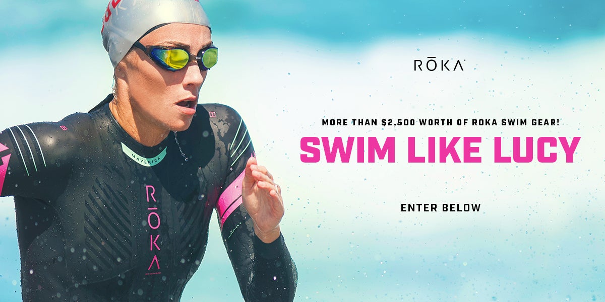 Enter to win the Swim Like Lucy giveaway brought to you by ROKA