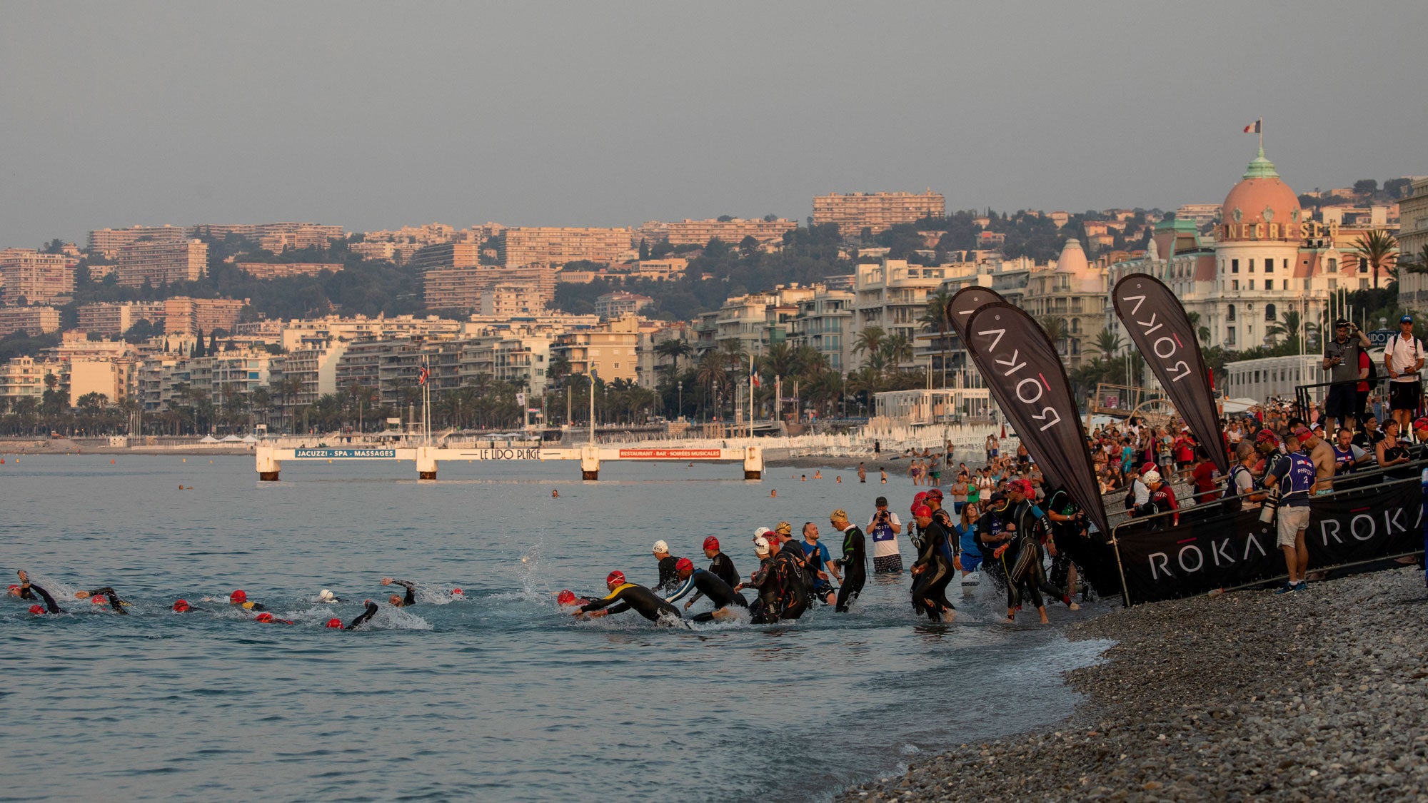Training for the Ironman World Championship Nice swim should include the use of a wetsuit.