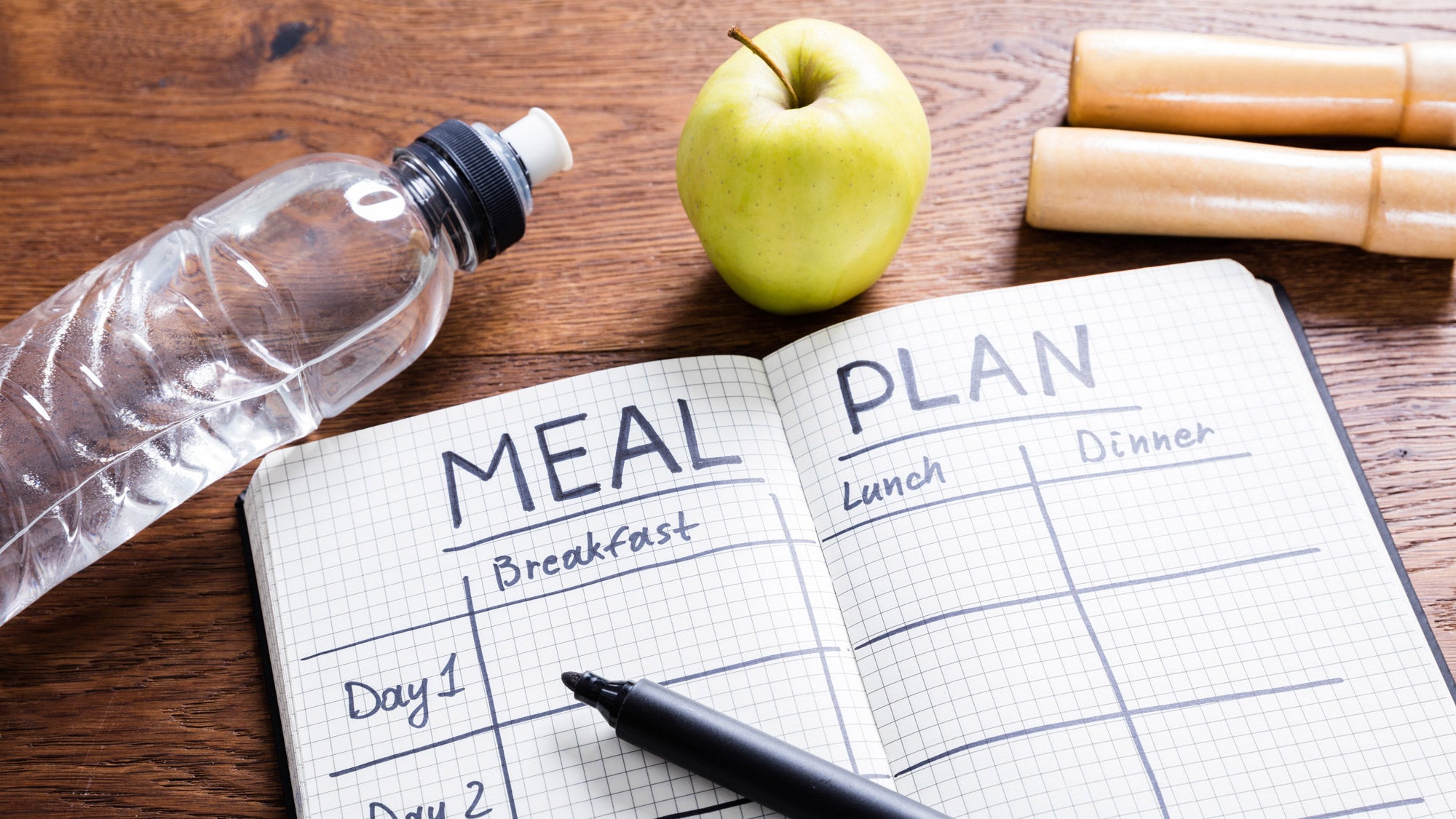 Tracking food is a good first step toward trying to meet your nutrition goals.