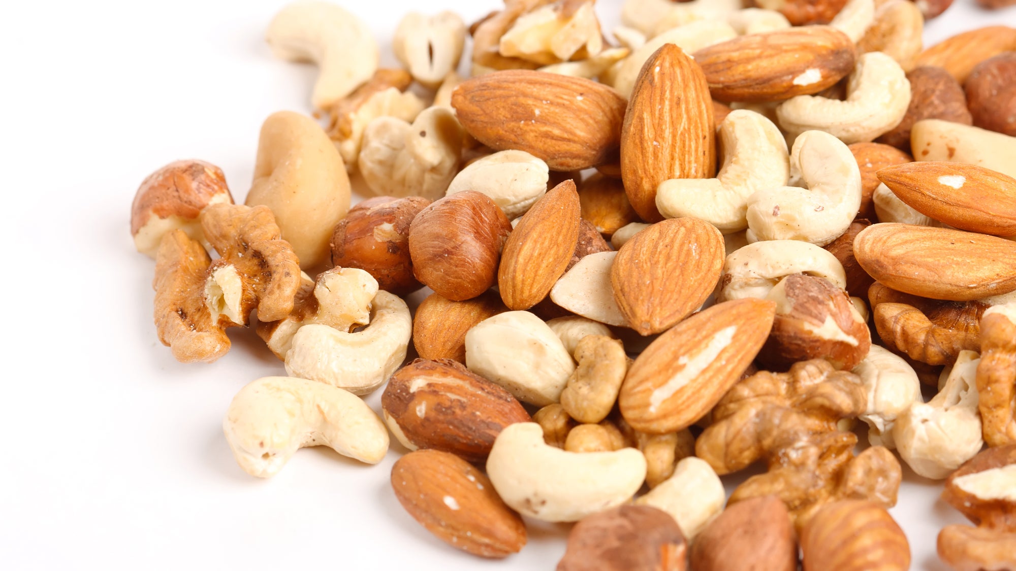 How many calories do nuts have?