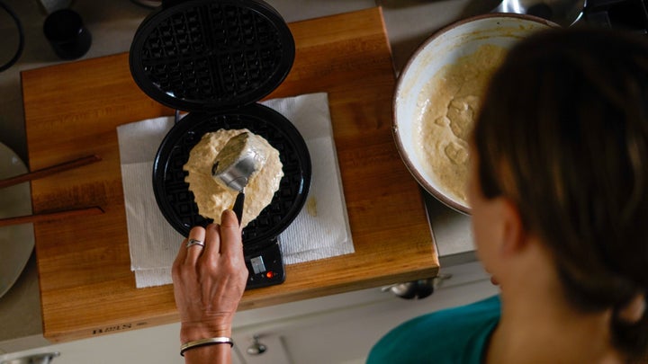 Overnight Yeasted Whole Wheat Waffles