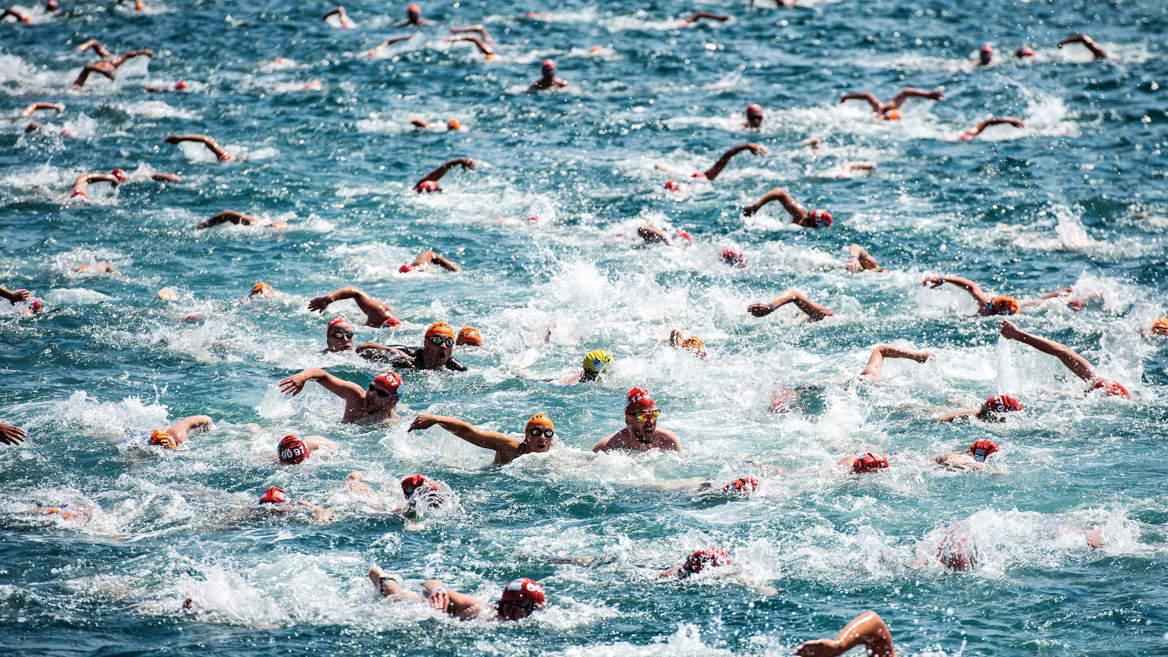 Open-water swimming