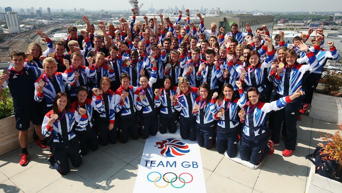 GB olympic team gathers for picture