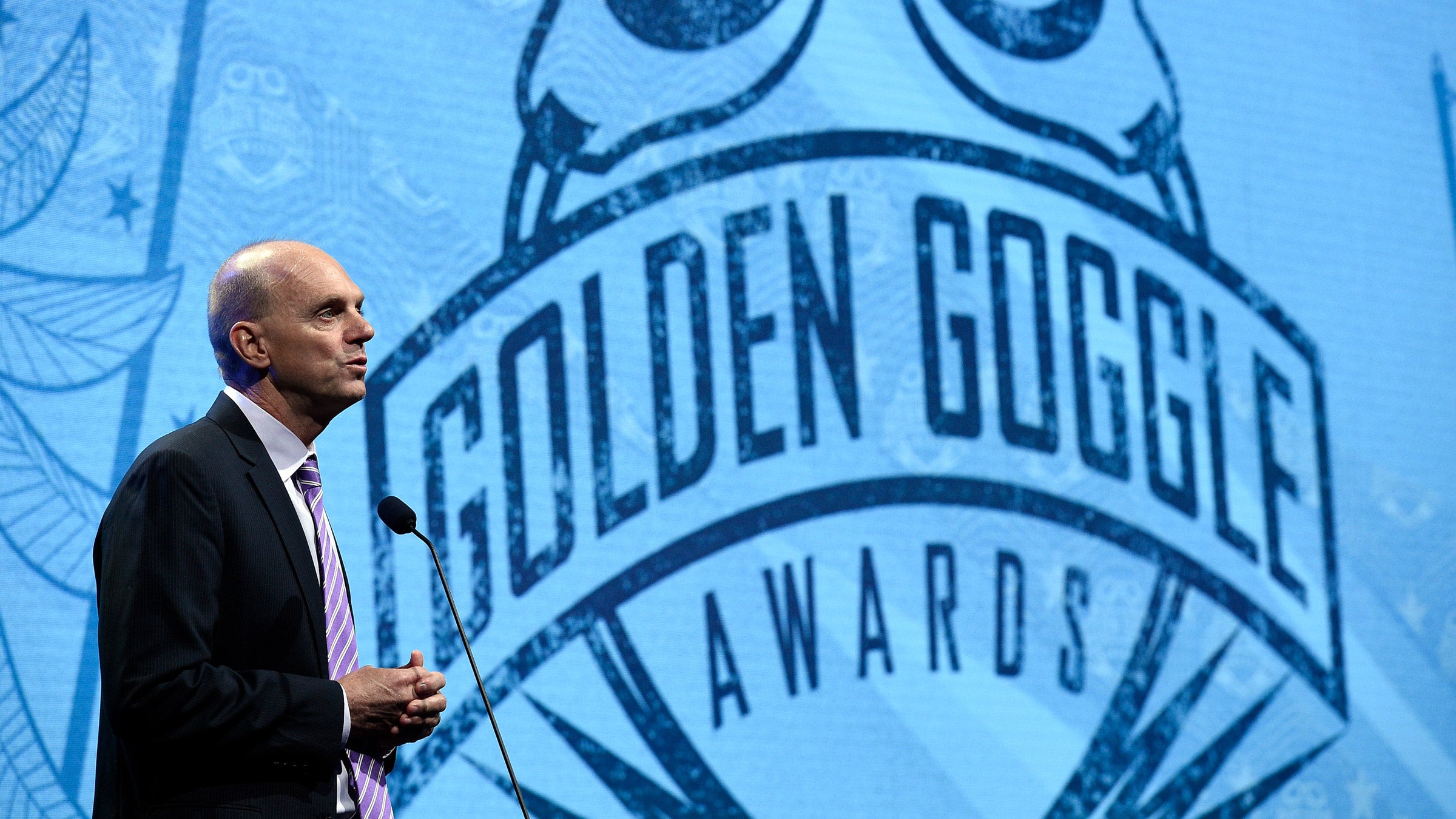 Rowdy Gaines at the 2017 Golden Goggle Awards.