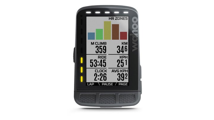 The Wahoo ELEMNT Roam is a great heart rate measurement tool for the bike.