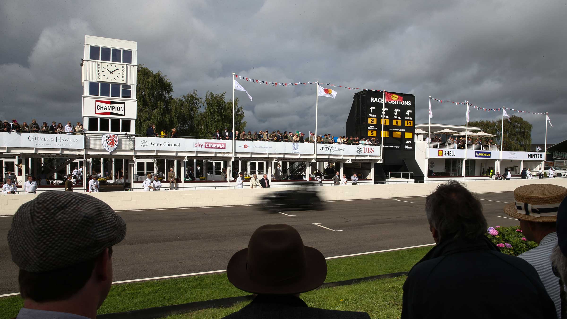 The race will take place at the Goodwood Motor Racing Circuit, pictured here.