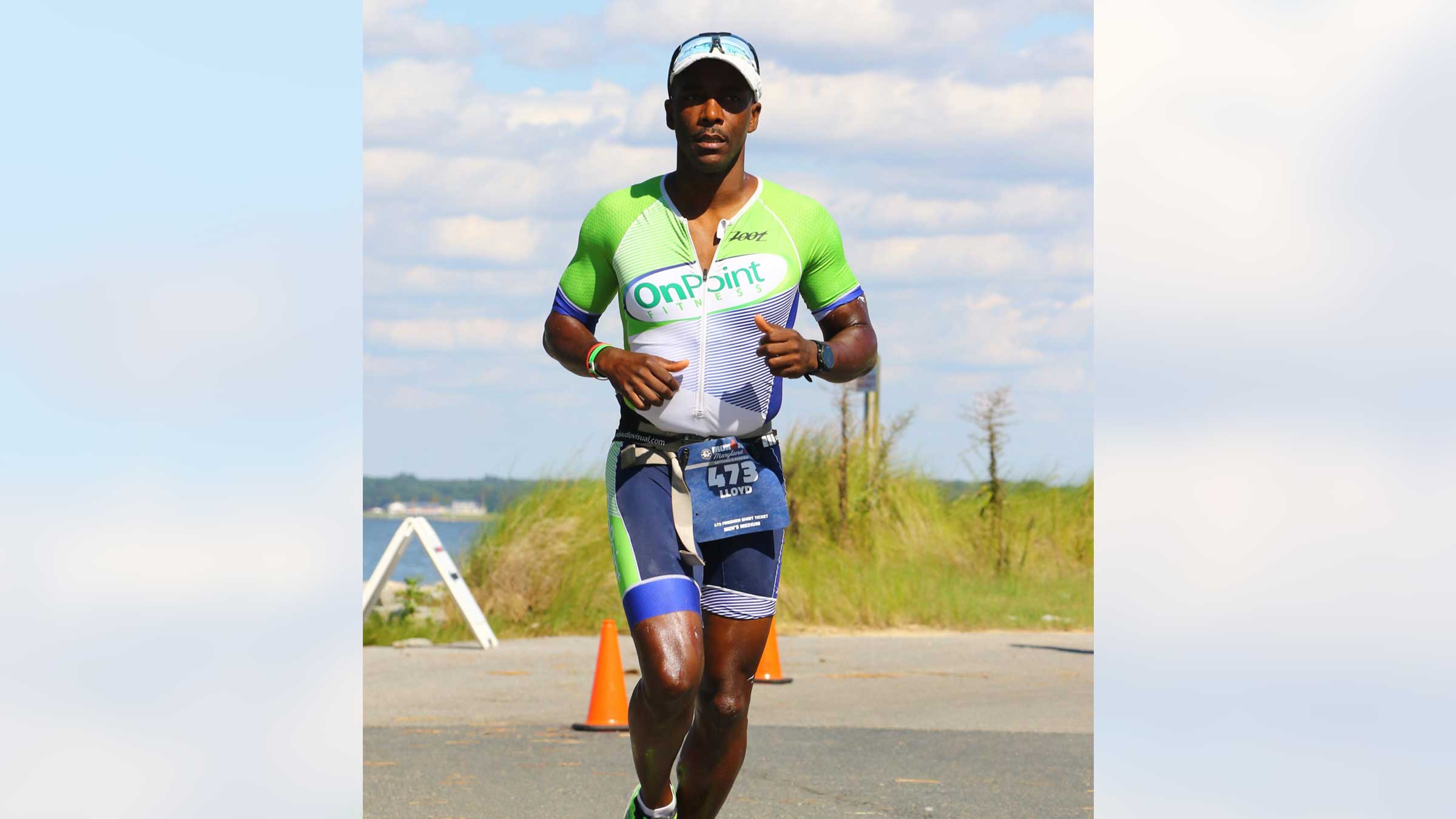 Henry at Ironman Maryland.