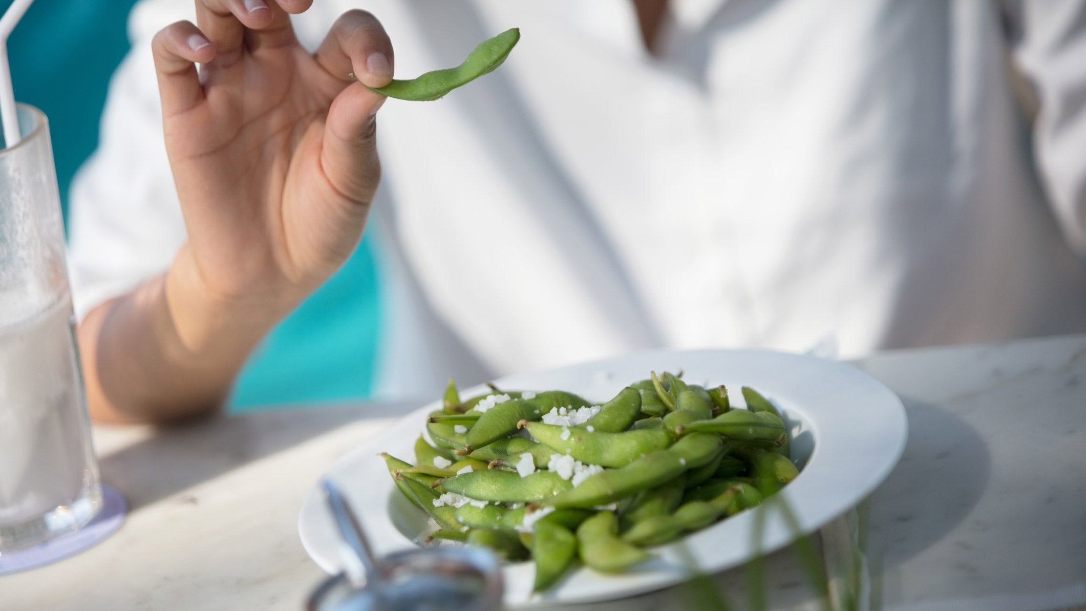 Edamame is a great choice of plant protein.