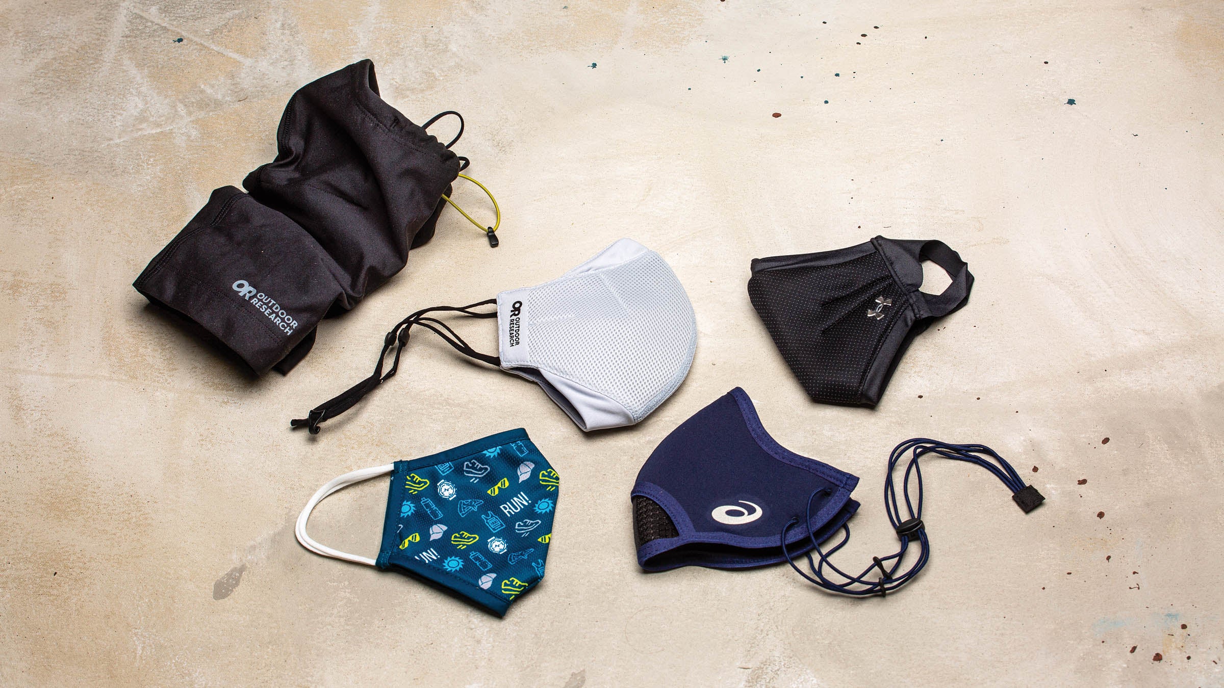 An assortment of face masks