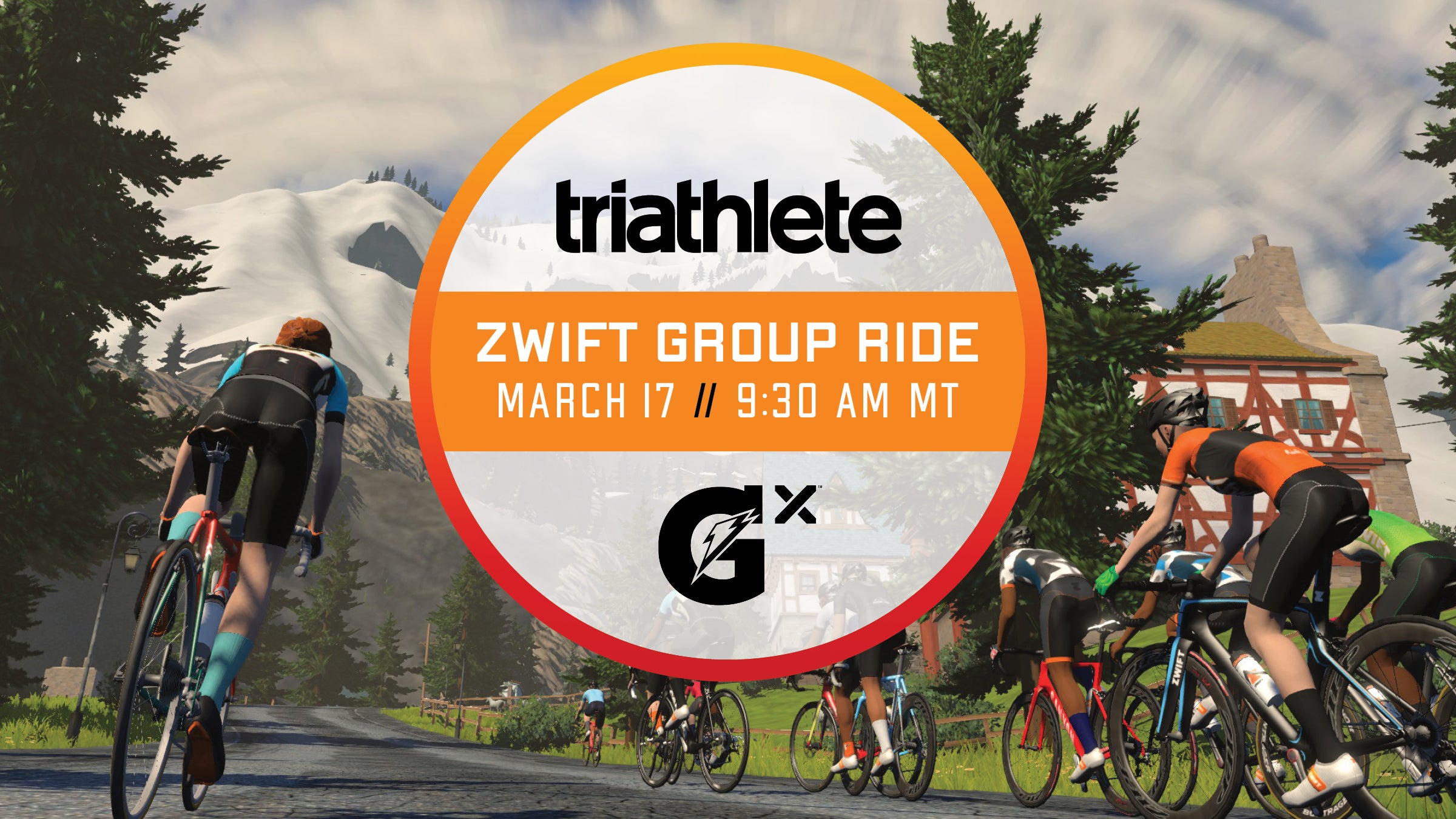 Gatorade Triathlete Zwift ride