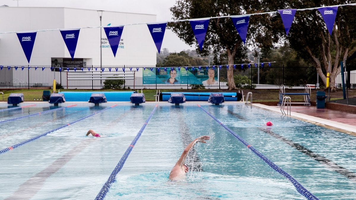 swimming one hour a day