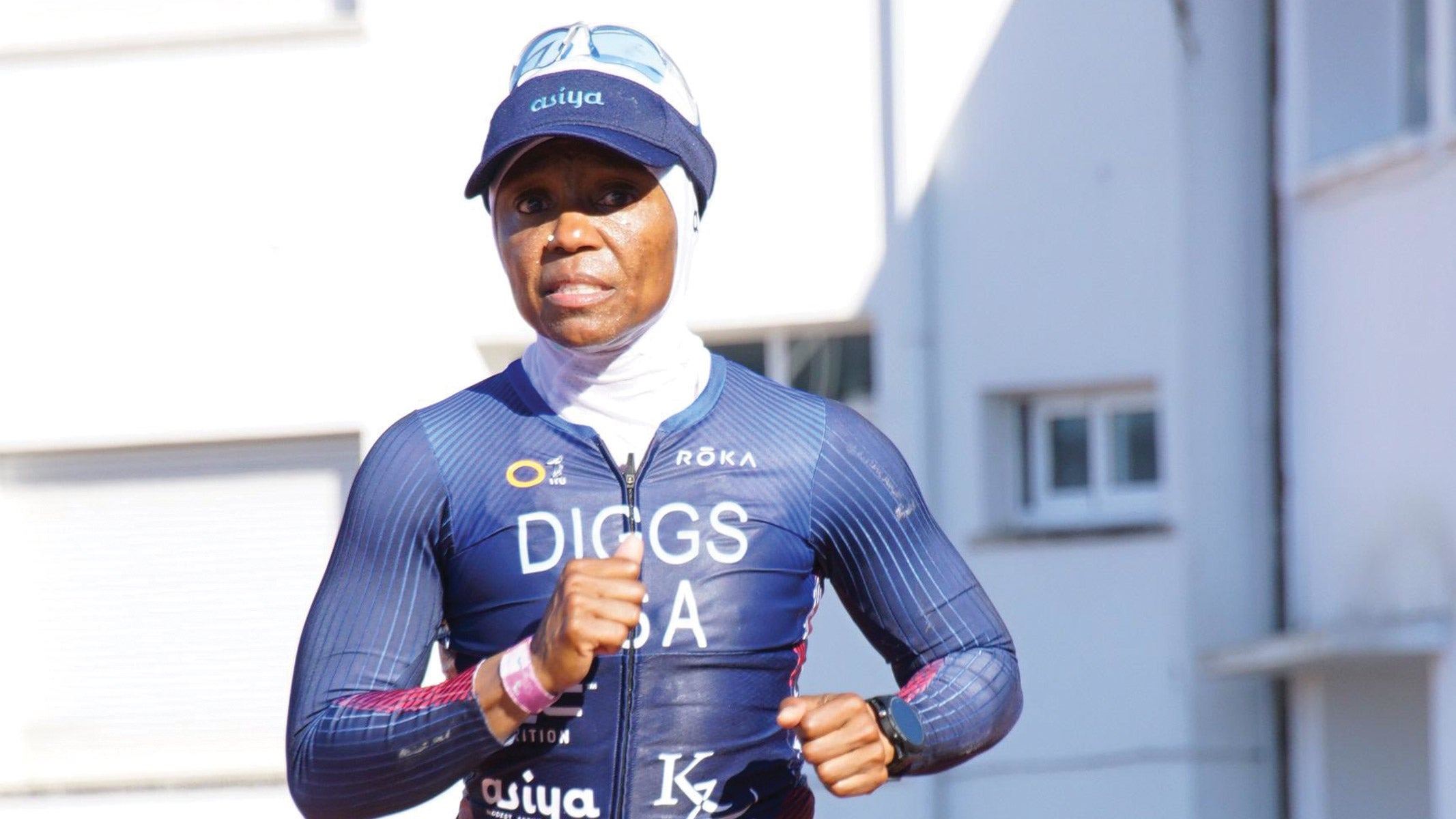 Khadijah Diggs wants to welcome other Muslim and hijabi women into triathlon.