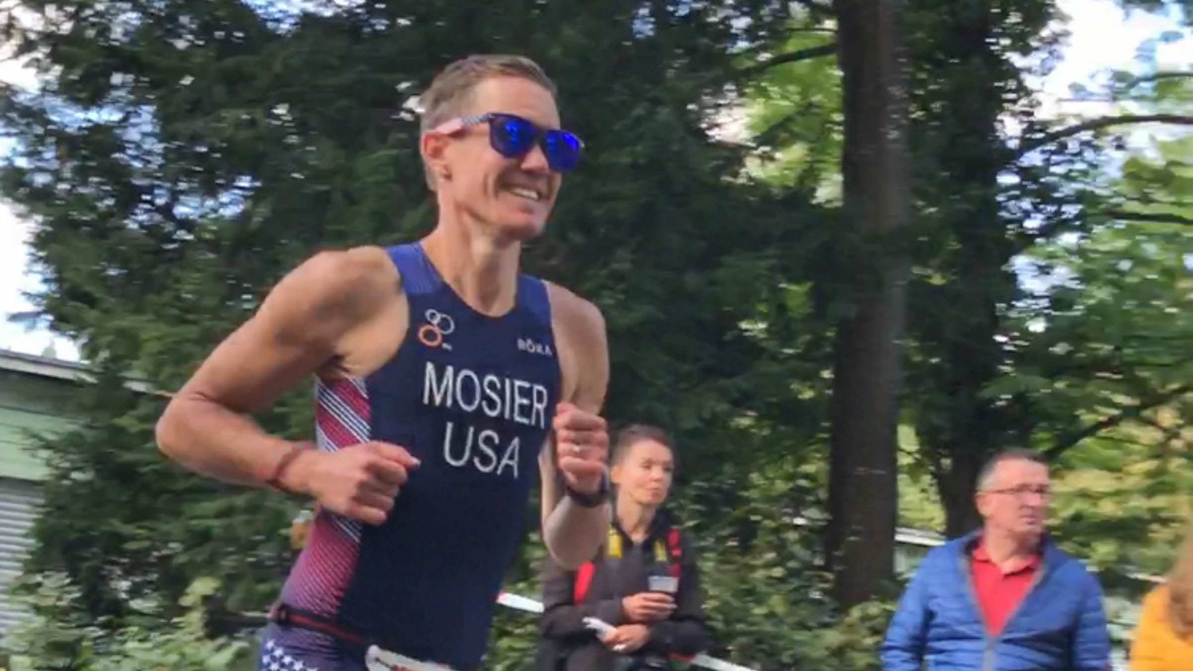 Mosier competing at Worlds in 2017