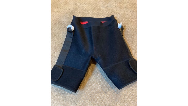 lever running shorts