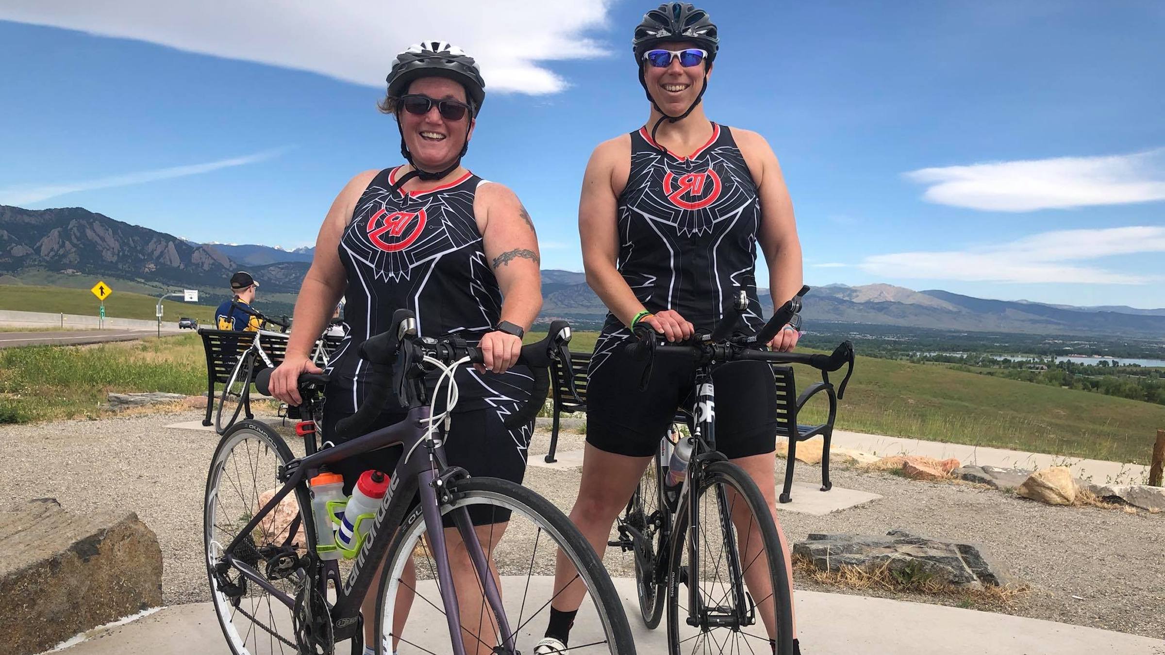 RSport Ambassadors Claire Benton, left, and Meredith Botnick, right.