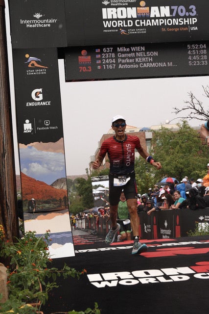 This 70-Year-Old Won Age-Group Titles at 70.3 Worlds, New York, and Boston Weeks Apart – Triathlete 1 a6Run Finish 1