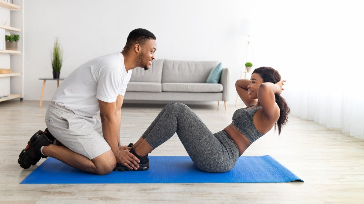A Valentine's Day Core Workout for Two