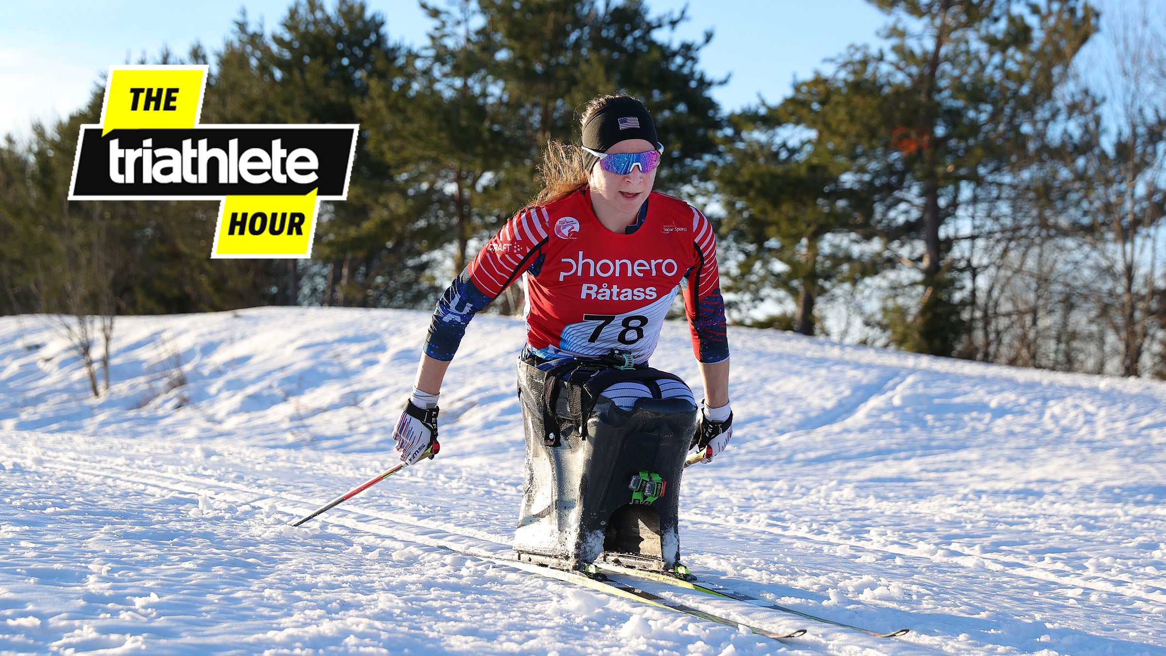 Kendall Gretsch at the Para Snow World Championships.