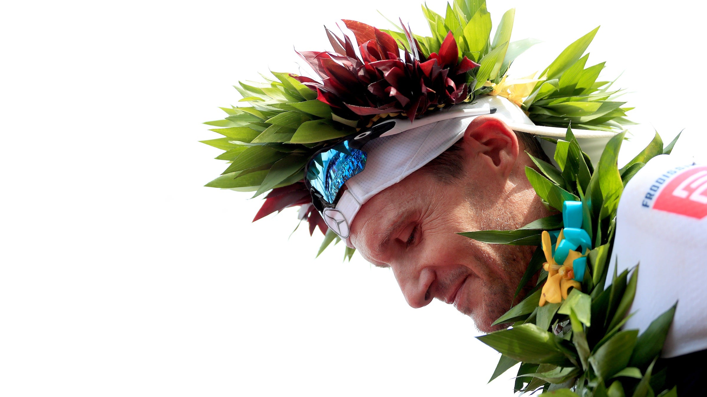 Jan Frodeno after winning the 2019 Ironman world title.