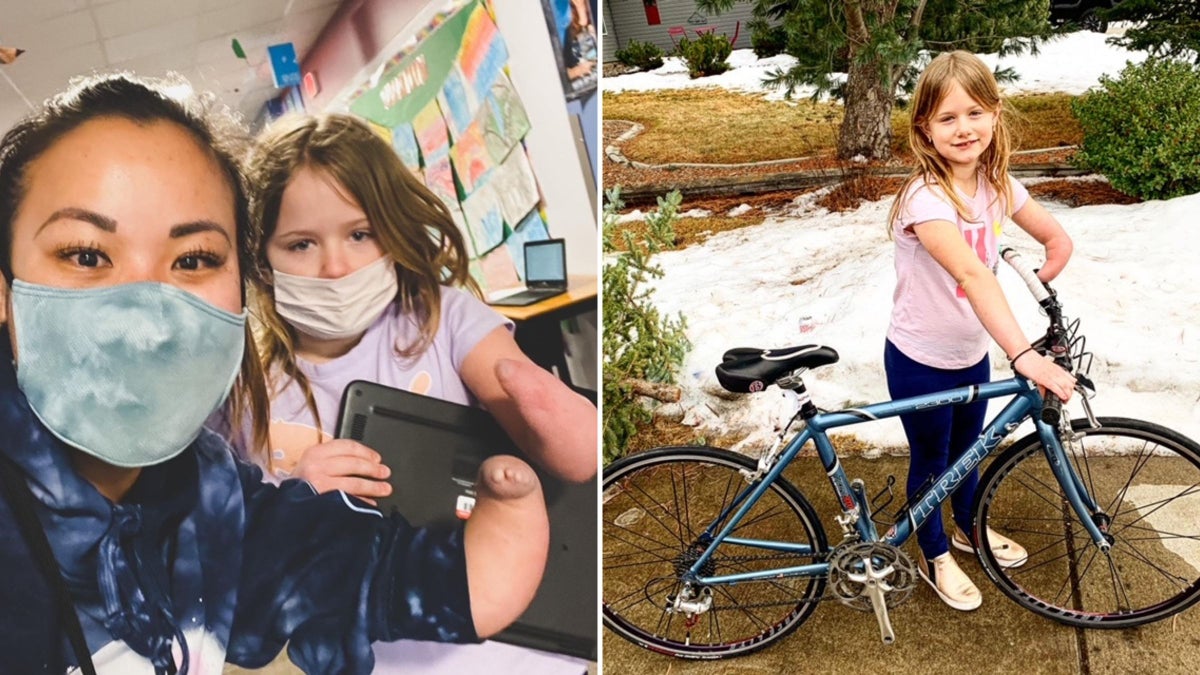 #MyTri: Teacher, Student, Bond Over Limb Difference and a Love of Bikes
