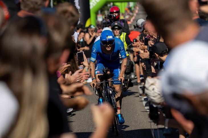Triathlete Patrick Lange races Challenge Roth